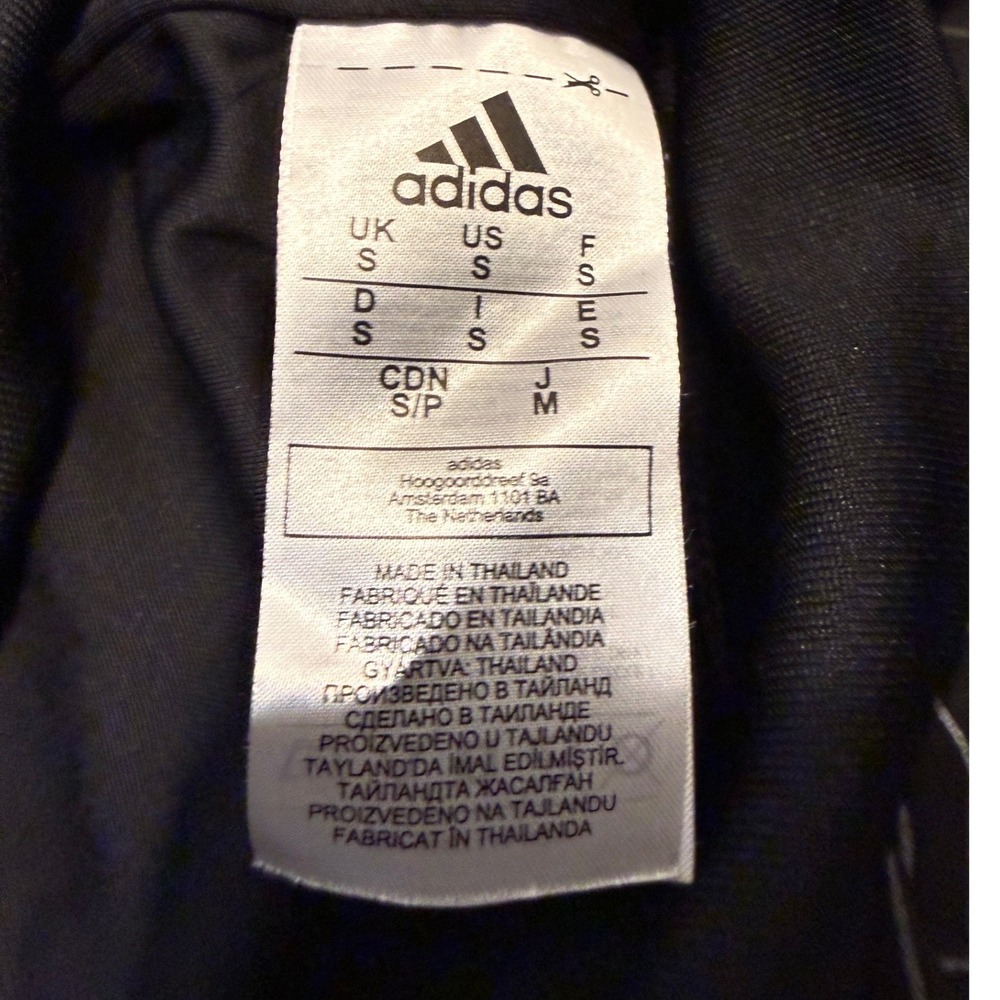 Adidas Primegreen Black‎ Geometric Grid Full Zip Track Jacket HB8827 Mens Small - Picture 6 of 7